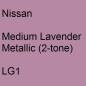 Preview: Nissan, Medium Lavender Metallic (2-tone), LG1.